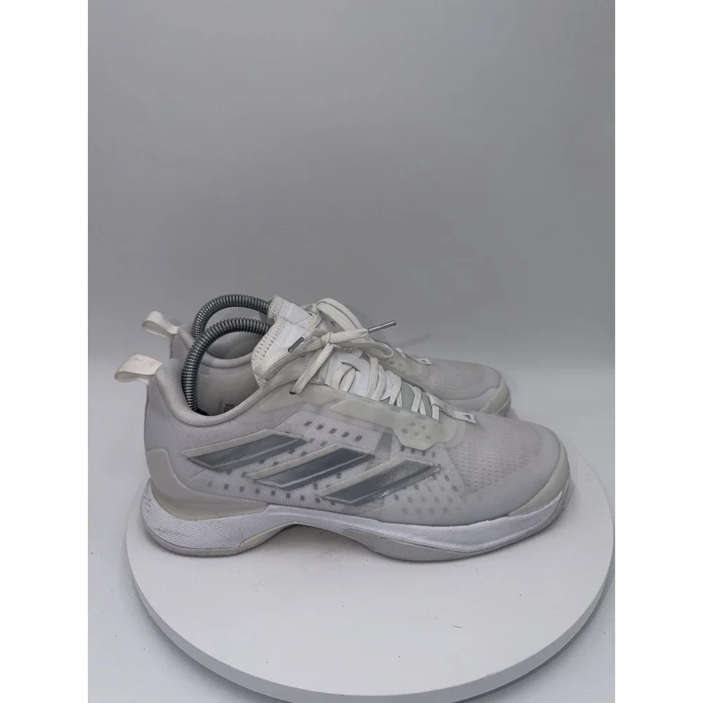 Adidas‎ Avacourt 2 Womens Size 8.5 Off White Gold Running Tennis Shoes Sneakers